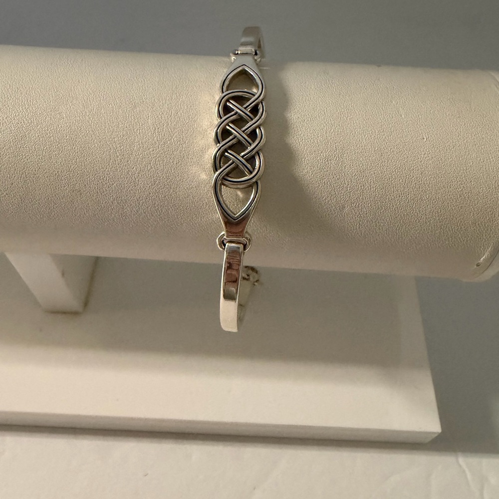 Brighton Interlock Braid Bar Silver Bracelet - image 2